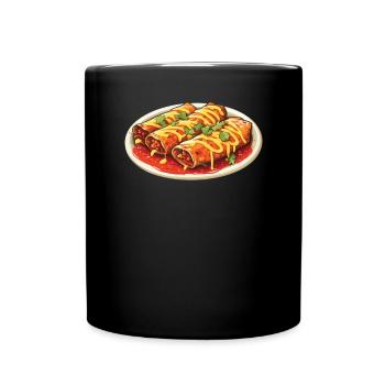 Enchilada Lover Mexican Food Mexico Cuisine Foodie - Full Colour Mug - black - Front