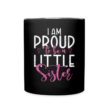 Cadeaux Petite Soeur - Mug uni - noir - Devant