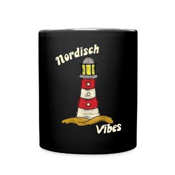 Nordic Vibes - Lighthouse - Full Colour Mug - black - Front