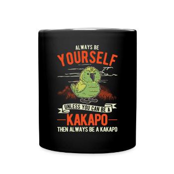 Always be yourself Kakapo - Full Colour Mug - black - Front