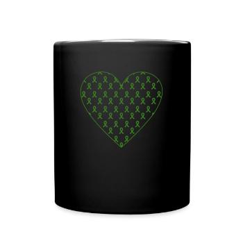 Organ Donor Organ Transplant Organ Donation - Full Colour Mug - black - Front