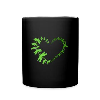 Organ Donor Organ Transplant Organ Donation - Full Colour Mug - black - Front