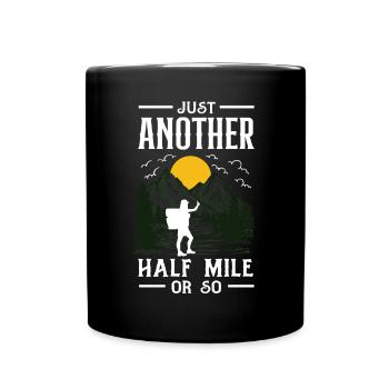 Funny Hiking Gift - Full Colour Mug - black - Front