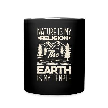 Funny Hiking Gift - Full Colour Mug - black - Front