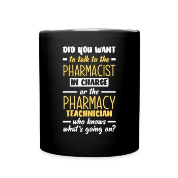 Apothecary Apothecary Apothecary Pharmacy Gift - Full Colour Mug - black - Front