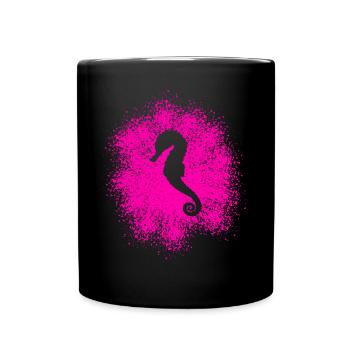 Hippocampe - Mug uni - noir - Devant