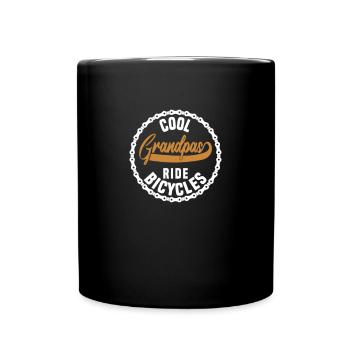 Cool Grandpas Ride Bikes - Full Colour Mug - black - Front