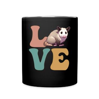 Opossum Opossum - Mug uni - noir - Devant
