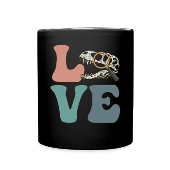 Paléontologue Paléontologie Fossile Dinosaure - Mug uni - noir - Devant