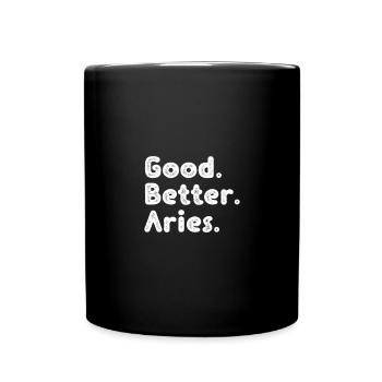 Les gars cool s’appellent Bélier - Mug uni - noir - Devant
