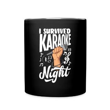 Chanteur de karaoké Chanteur de karaoké Musique - Mug uni - noir - Devant