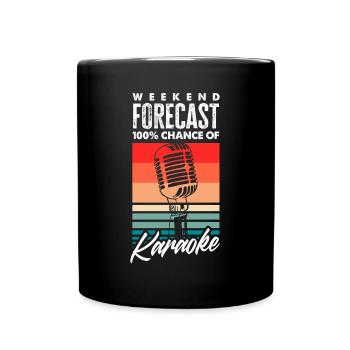 Chanteur de karaoké Chanteur de karaoké Musique - Mug uni - noir - Devant