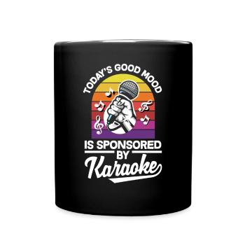 Chanteur de karaoké Chanteur de karaoké Musique - Mug uni - noir - Devant