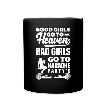 Chanteur de karaoké Chanteur de karaoké Musique - Mug uni - noir - Devant