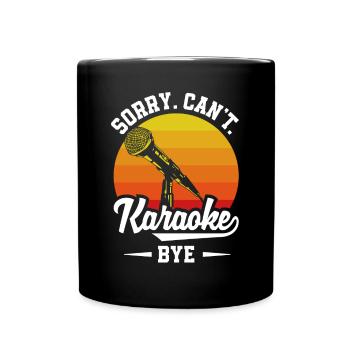 Chanteur de karaoké Chanteur de karaoké Musique - Mug uni - noir - Devant