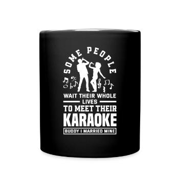 Chanteur de karaoké Chanteur de karaoké Musique - Mug uni - noir - Devant