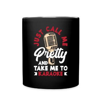 Chanteur de karaoké Chanteur de karaoké Musique - Mug uni - noir - Devant