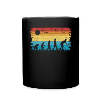 Joueur de pickleball Evolution - Mug uni - noir - Devant