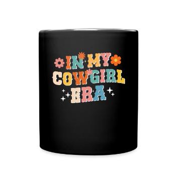 Cowboy rodéo Western Vintage Country Sud - Mug uni - noir - Devant