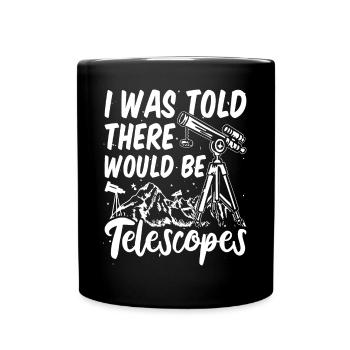 Astronom Star Gaze Nacht Himmel Enthusiast - Tasse einfarbig - Schwarz - Vorne