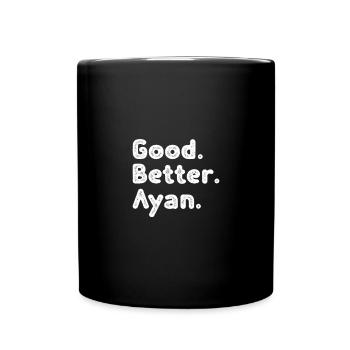 Bon mieux Ayan - Mug uni - noir - Devant