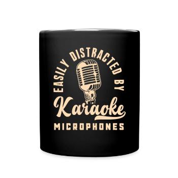 Chanteur de karaoké Chanteur de karaoké Musique - Mug uni - noir - Devant