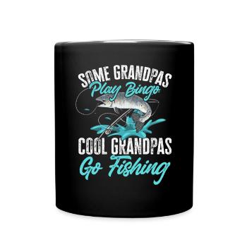 Pêche au saumon Pêcheur de saumon - Mug uni - noir - Devant