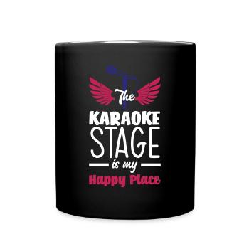 Chanteur de karaoké Chanteur de karaoké Musique - Mug uni - noir - Devant