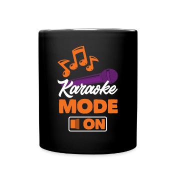 Chanteur de karaoké Chanteur de karaoké Musique - Mug uni - noir - Devant