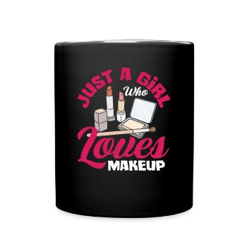 Lustiges Make Up Artist Maskenbildner Geschenk - Tasse einfarbig - Schwarz - Vorne