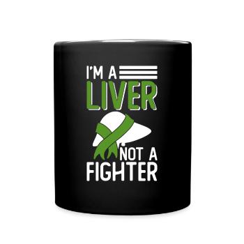 Greffe d’organe hépatique d’un donneur d’organes - Mug uni - noir - Devant