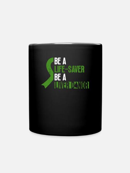 Greffe d’organe hépatique d’un donneur d’organes - Mug uni - noir