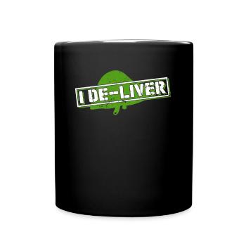 Greffe d’organe hépatique d’un donneur d’organes - Mug uni - noir - Devant