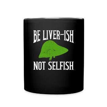 Greffe d’organe hépatique d’un donneur d’organes - Mug uni - noir - Devant