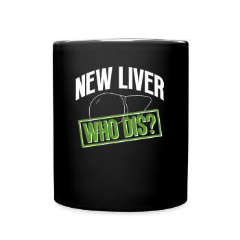 Greffe d’organe hépatique d’un donneur d’organes - Mug uni - noir - Devant