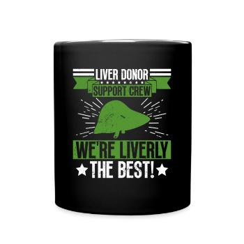 Greffe d’organe hépatique d’un donneur d’organes - Mug uni - noir - Devant
