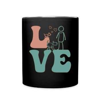 Pet Sitter Garde d’animaux - Mug uni - noir - Devant