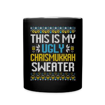 Joyeux Noël Noël Hanoukka Noël - Mug uni - noir - Devant