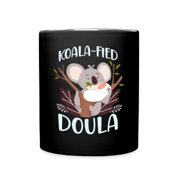 Doula accoucheuse Koala - Mug uni - noir - Devant