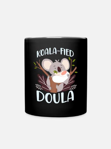 Doula accoucheuse Koala - Mug uni - noir