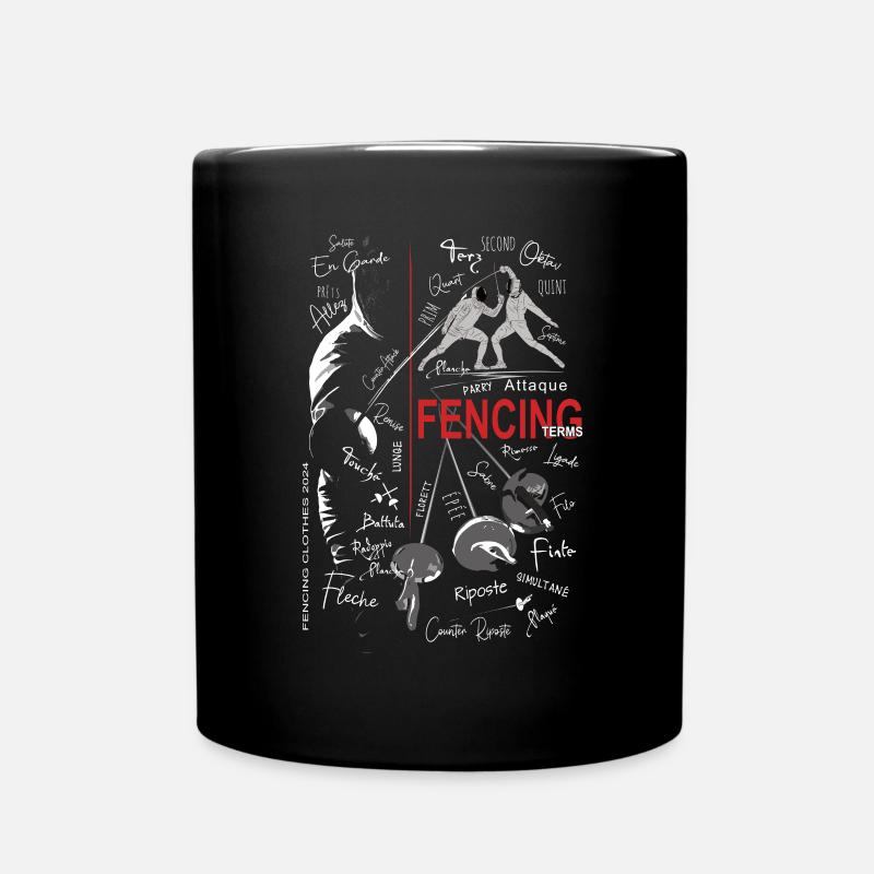 Escrime Notions de formation cadeau - Mug uni - noir