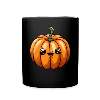 Sacabambaspi Fish Meme Pumpkin Halloween - Full Colour Mug - black - Front
