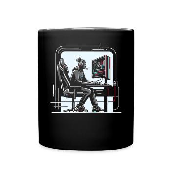 Speedrunning Joueur de jeux vidéo Gamer Gaming - Mug uni - noir - Devant