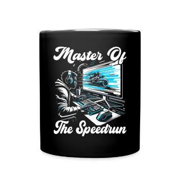 Speedrunning Joueur de jeux vidéo Gamer Gaming - Mug uni - noir - Devant