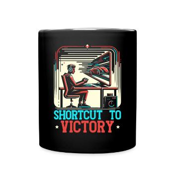Speedrunning Joueur de jeux vidéo Gamer Gaming - Mug uni - noir - Devant