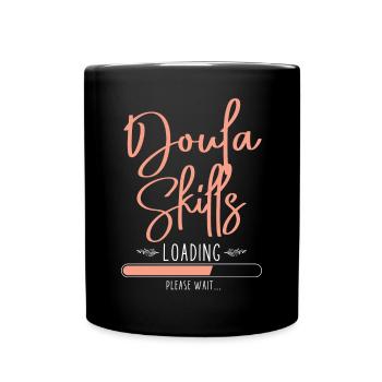 Doula Birth Worker Student Doula - Full Colour Mug - black - Front