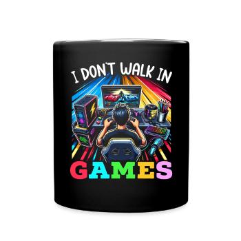 Speedrunning Joueur de jeux vidéo Gamer Gaming - Mug uni - noir - Devant