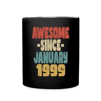 Fantastischer Januar 1999 - Tasse einfarbig - Schwarz - Vorne