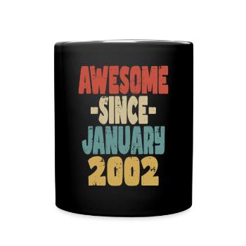 Génial Janvier 2002 - Mug uni - noir - Devant