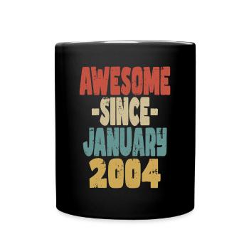 Génial Janvier 2004 - Mug uni - noir - Devant